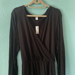 Old Navy Black Long Sleeve Dress
